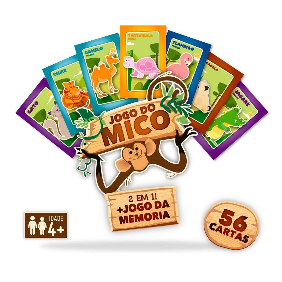 Mico + jogo da memória - 2 em 1 - Pais e Filhos - Imagem 2