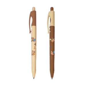 2 Canetas esferográficas 0.7mm Vip Fina Linha Capivara - Azul - Compactor