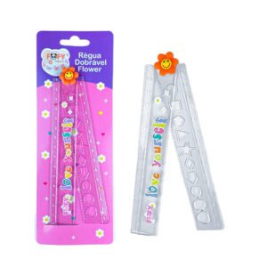 Régua dobrável - Flor - 15 cm - Fofy