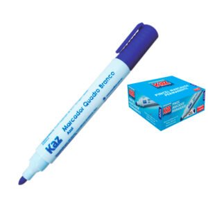 Marcador permanente PRETO/AZUL/VERMELHO | Caneta para quadro branco | Kaz