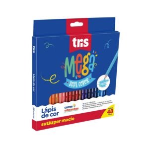 Lápis de Cor Mega Soft Color - 48 Cores