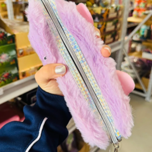 Estojo escolar fofo de pelúcia - Fofy