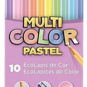 Lápis de cor tons pastéis | 10 cores | Multicolor (Faber-Castell)