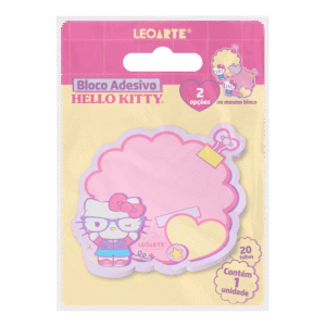 Bloco adesivo - 20 folhas - Hello Kitty - Leoarte