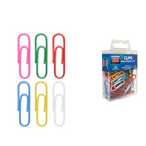 Clips para papéis n. 2.0 - Colorido - 100 un. - Kaz