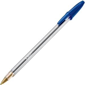 Caneta Bic Cristal - azul, preta ou vermelha (1 un.)