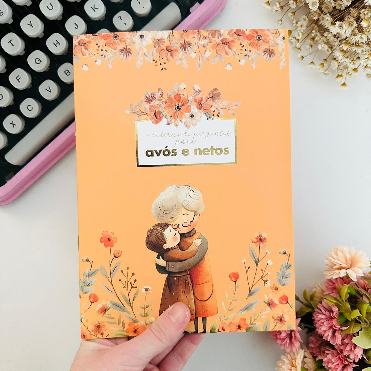 Caderno de perguntas - Avós e netos - 32 páginas - 21 x 15 - Buendía