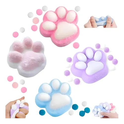 Taba Squishy em formato de patinha