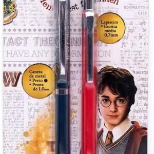 Kit Caneta + Lapiseira - Harry Potter - Leoarte