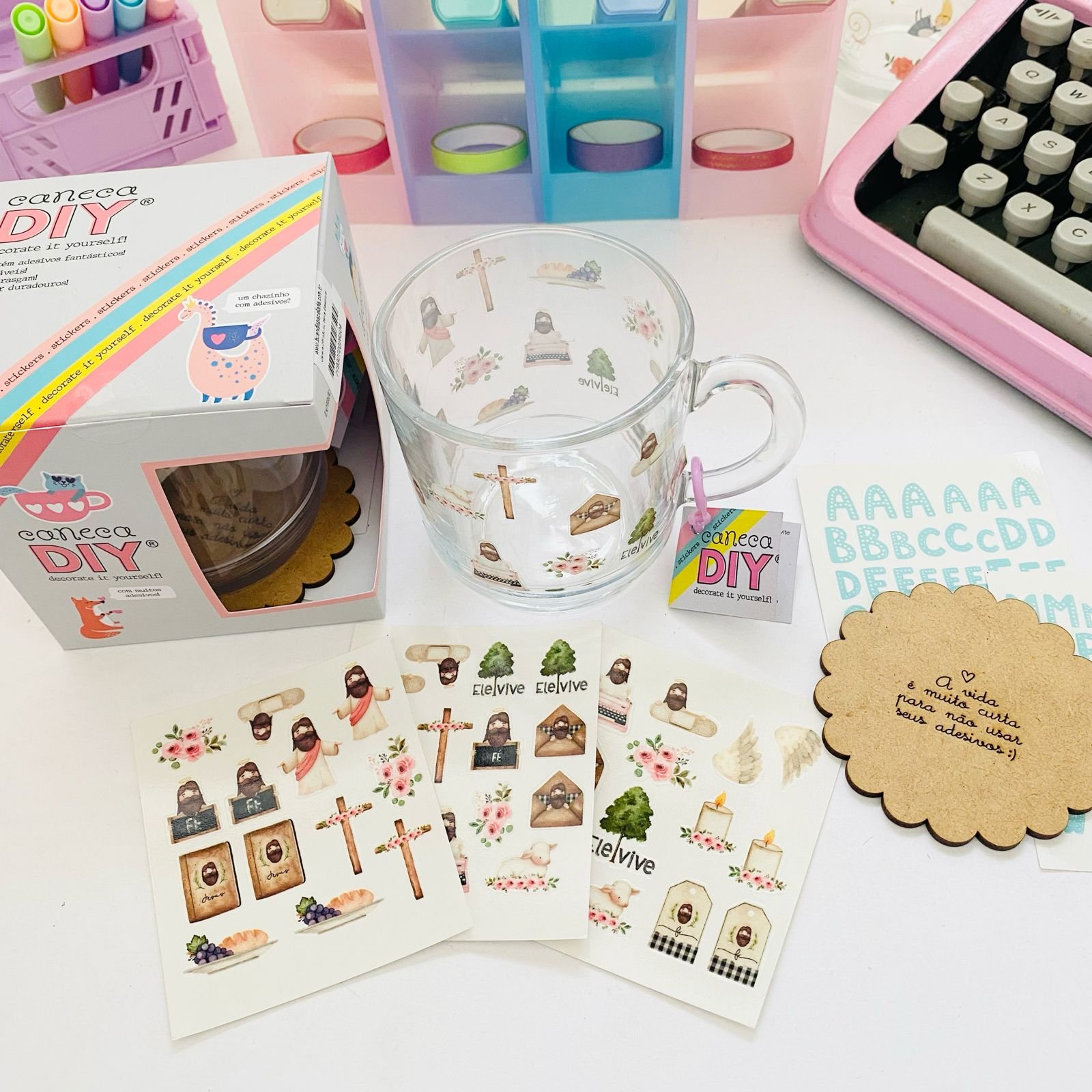 Decore sua caneca com DTF - 350ml - Buendía