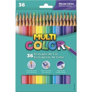 Lápis de cor - 36 cores - Multicolor