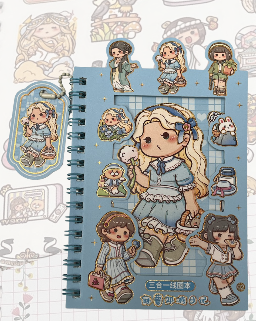 Caderninho de adesivos - Kawaii - Importado - Imagem 2
