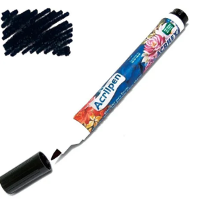 Caneta para marcar tecido - Preta - Acrilex