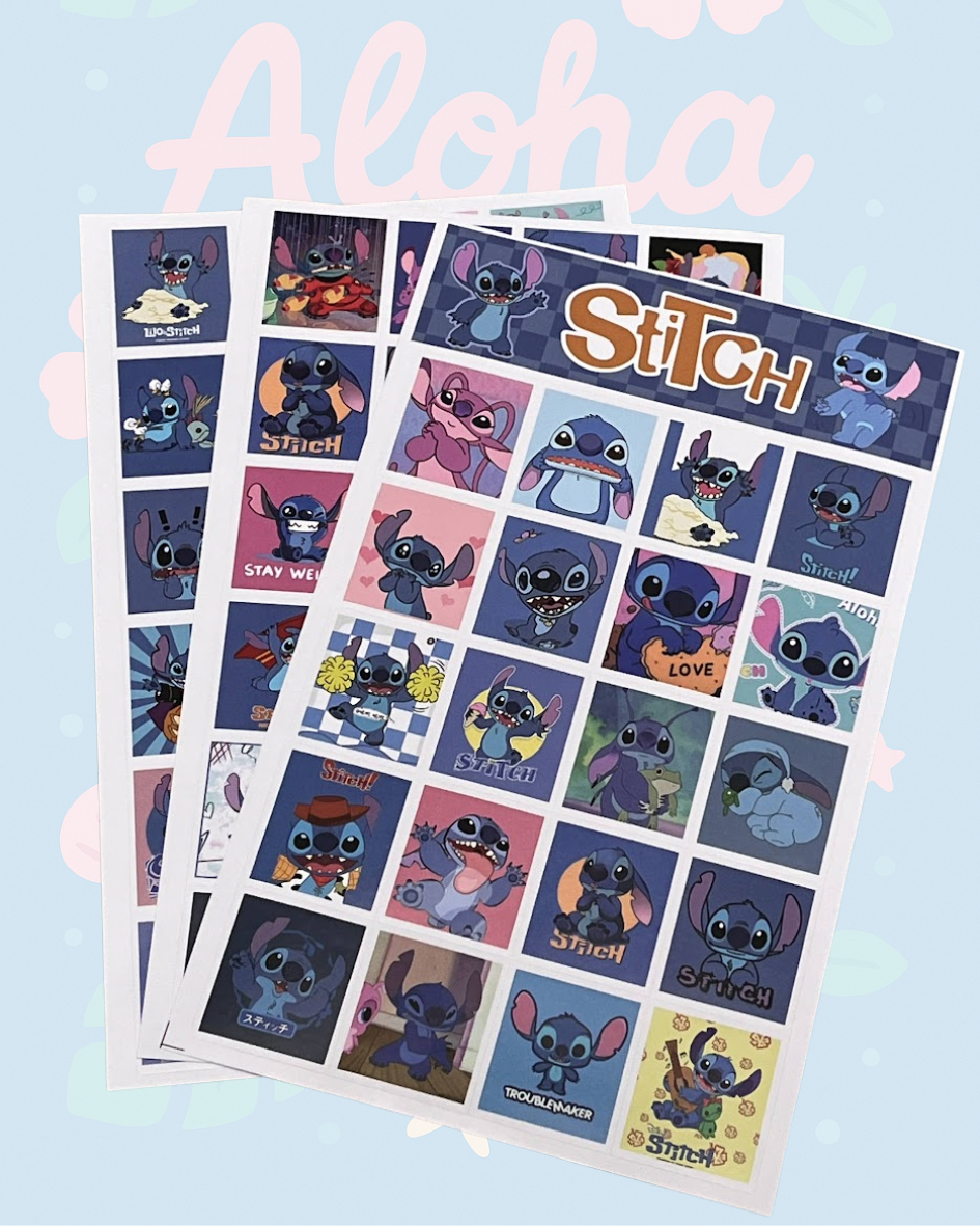 Adesivo Selo Stitch - 80 un. - IMPORTADO