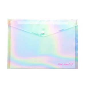 Pasta envelope holográfica - Vibes - Leoarte