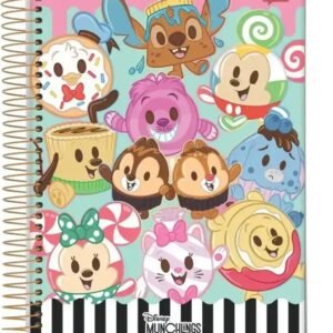 Caderno Universitário - 80 folhas - Disney  Munchlings - Jandaia