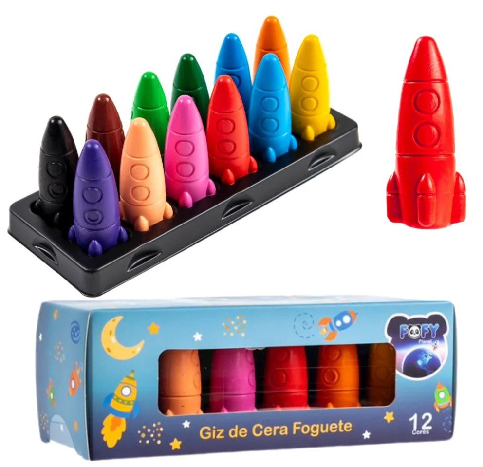 Giz de cera de foguete - Fofy